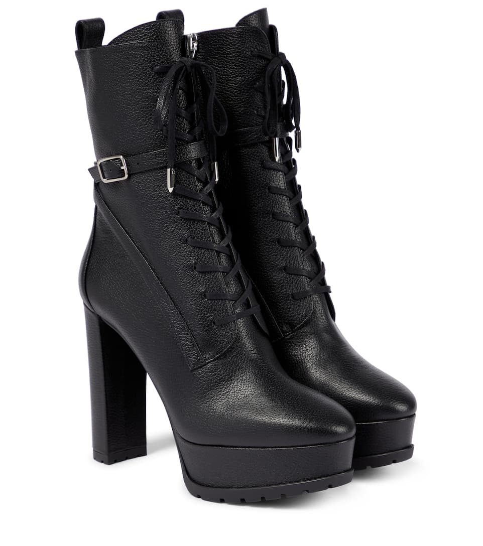 These Online Aquazzura Great Sinner 120 leather platform boots As Low ...